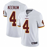 Nike Redskins 4 Case Keenum White Vapor Untouchable Limited Jersey Dzhi,baseball caps,new era cap wholesale,wholesale hats